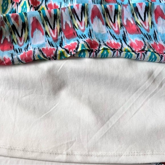 Robbie Bee Dress Sz12 Knee Length Soft Multi Color Pattern Elastic Waist… - Picture 8 of 16